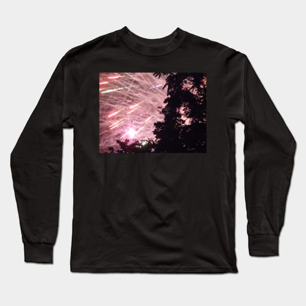 3rd of July Fireworks 17 Long Sleeve T-Shirt by SteamyR